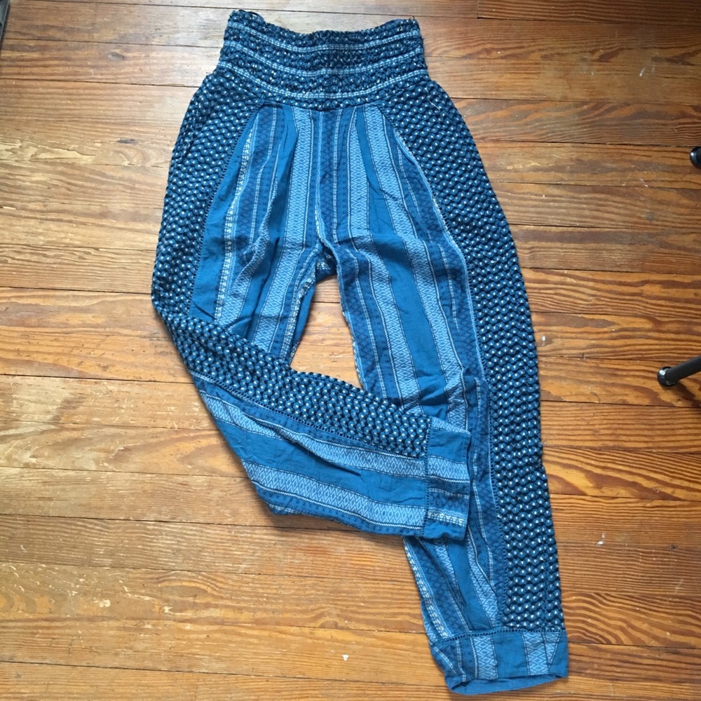 Free People Boho gauzy pants